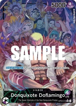 One Piece-Karte Donquixote Doflamingo (019) (Alternate Art) OP04-019v2