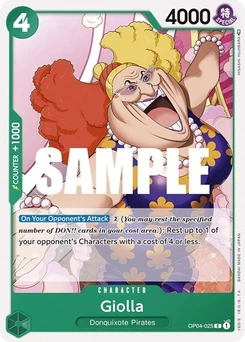 One Piece-Karte Giolla OP04-025