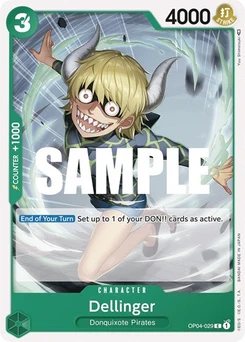 One Piece-Karte Dellinger OP04-029