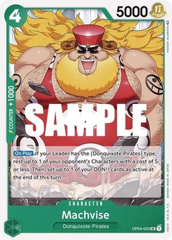 One Piece-Karte Machvise OP04-033