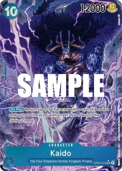 One Piece-Karte Kaido (Alternate Art) OP04-044v2
