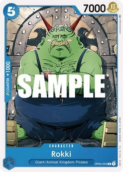 One Piece-Karte Rokki OP04-054