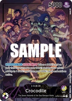 One Piece-Karte Crocodile (058) (Alternate Art) OP04-058v2