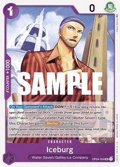 One Piece-Karte Iceburg OP04-059