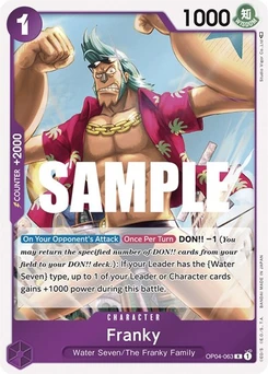 One Piece-Karte Franky OP04-063
