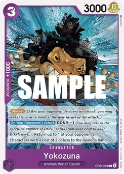 One Piece-Karte Yokozuna OP04-068