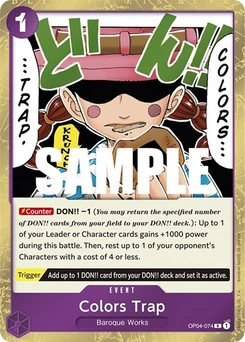 One Piece-Karte Colors Trap OP04-074