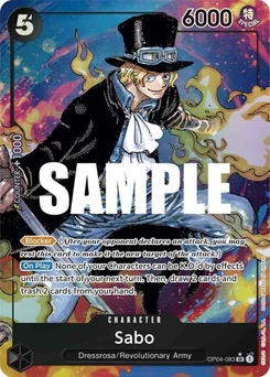One Piece-Karte Sabo (Alternate Art) OP04-083v2