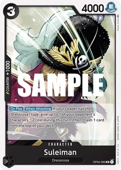 One Piece-Karte Suleiman OP04-085
