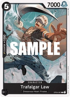 One Piece-Karte Trafalgar Law OP04-087