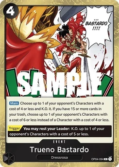 One Piece-Karte Trueno Bastardo OP04-094