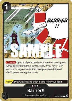 One Piece-Karte Barrier!! OP04-095