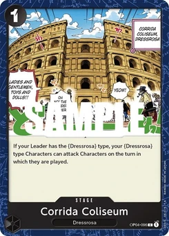One Piece-Karte Corrida Coliseum OP04-096
