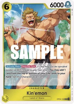 One Piece-Karte Kin'emon OP04-102