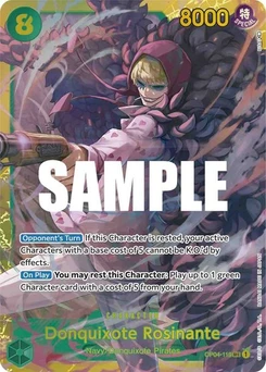 One Piece-Karte Donquixote Rosinante OP04-119