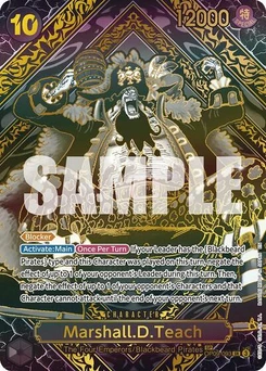 One Piece-Karte Marshall.D.Teach (SP) (Gold) OP09-093