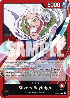 One Piece-Karte Silvers Rayleigh OP12-001