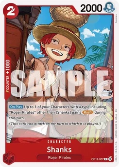 One Piece-Karte Shanks (007) OP12-007