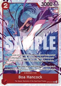 One Piece-Karte Boa Hancock OP12-014