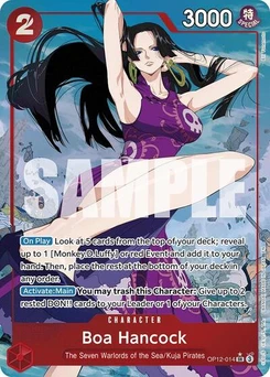 One Piece-Karte Boa Hancock (Alternate Art) OP12-014v2