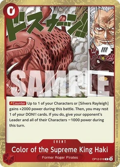 One Piece-Karte Color of the Supreme King Haki OP12-018