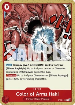 One Piece-Karte Color of Arms Haki OP12-019