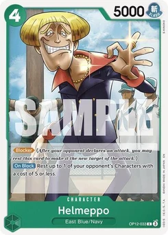 One Piece-Karte Helmeppo OP12-033