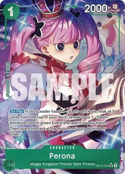 One Piece-Karte Perona (Alternate Art) OP12-034v2