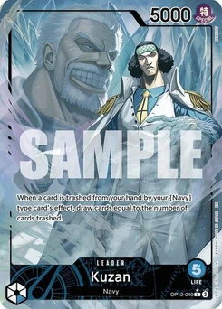 One Piece-Karte Kuzan (040) (Alternate Art) OP12-040v2