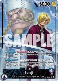 One Piece-Karte Sanji (041) (Alternate Art) OP12-041v2