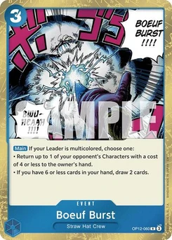 One Piece-Karte Boeuf Burst OP12-060