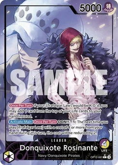 One Piece-Karte Donquixote Rosinante (061) (Alternate Art) OP12-061v2