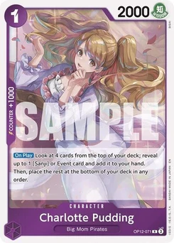 One Piece-Karte Charlotte Pudding OP12-071