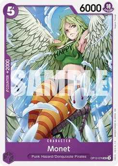 One Piece-Karte Monet OP12-076