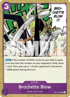 One Piece-Karte Brochette Blow OP12-078