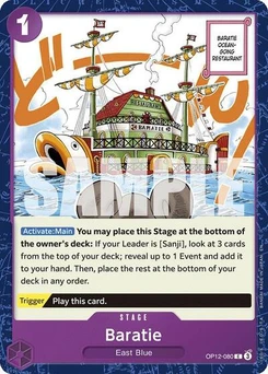 One Piece-Karte Baratie OP12-080