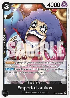 One Piece-Karte Emporio.Ivankov (084) OP12-084