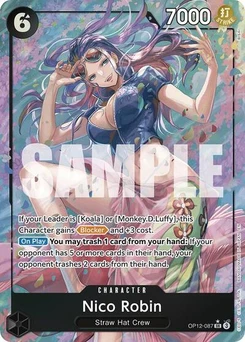 One Piece-Karte Nico Robin (Alternate Art) OP12-087v2