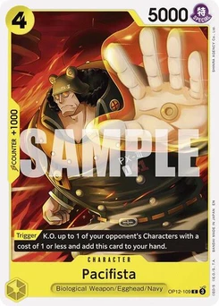 One Piece-Karte Pacifista OP12-109
