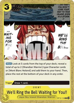 One Piece-Karte We'll Ring the Bell Waiting for You!! OP12-116