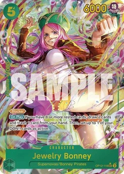 One Piece-Karte Jewelry Bonney (118) (Alternate Art) OP12-118v2