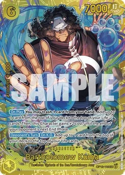 One Piece-Karte Bartholomew Kuma OP12-119