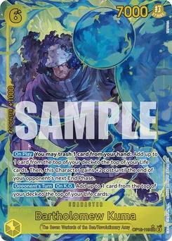 One Piece-Karte Bartholomew Kuma (Alternate Art) OP12-119v2