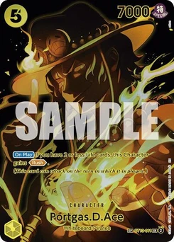 One Piece-Karte Portgas.D.Ace (SP) ST13-011
