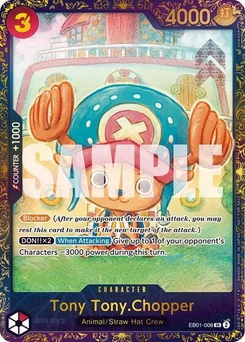 One Piece-Karte Tony Tony.Chopper (Treasure Cup 2024) EB01-006