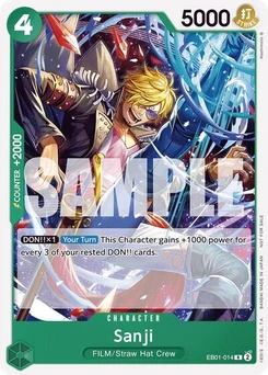 One Piece-Karte Sanji (Tournament Pack 2025 Vol. 1) EB01-014v2