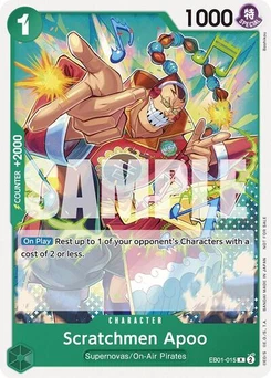 One Piece-Karte Scratchmen Apoo (Tournament Pack 2025 Vol. 2) EB01-015v2