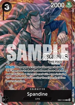 One Piece-Karte Spandine (Offline Regional Participation Pack 2025 Vol.1) EB01-043v3