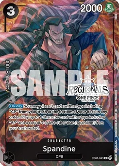 One Piece-Karte Spandine (Online Regional Participation Pack 2025 Vol.1) EB01-043v6