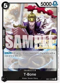 One Piece-Karte T-Bone (Judge Pack Vol. 5) EB01-049